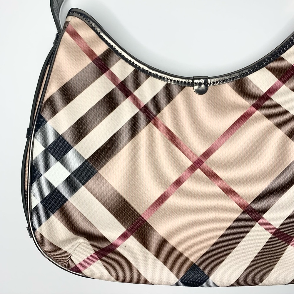 Burberry | Nova Check Small Barton Hobo - Picture 7 of 14